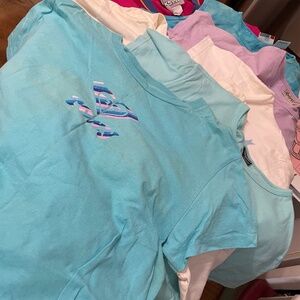 Bundle of (8) Teen Tops - multi colors sizes - short & long sleeves/sleeveless